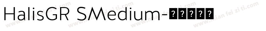 HalisGR SMedium字体转换